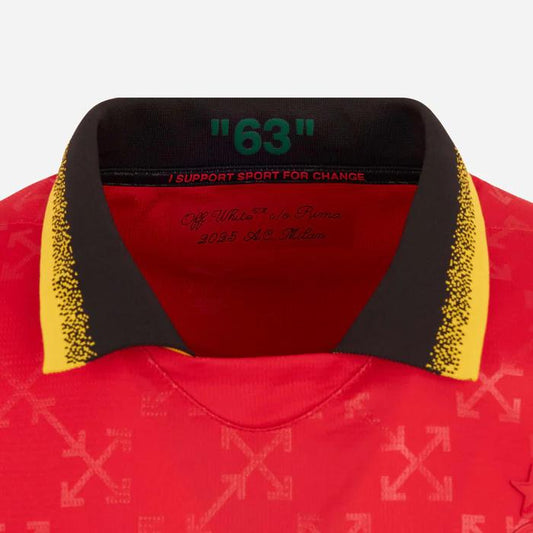 Maglia Milan x OFF-WHITE RED